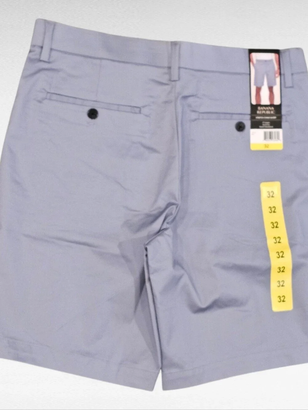 Banana Republic Stretch Chino Shorts Blue Size 32